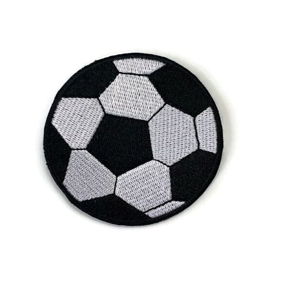 Soccer Ball Embroidered Patch - Picture 1 of 3